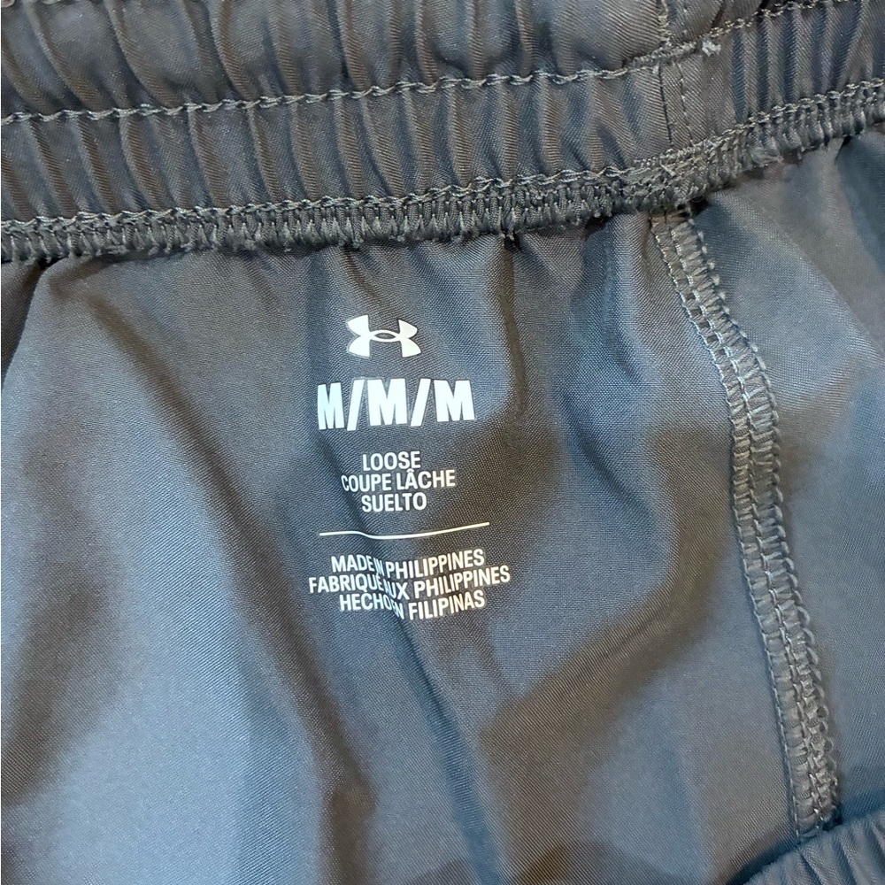 Under Armour Women's Dark Gray Athletic Shorts - Picture 4 of 4